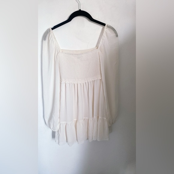 Aritzia Wilfred Tempest Mini Dress in Light Birch - Picture 3 of 15
